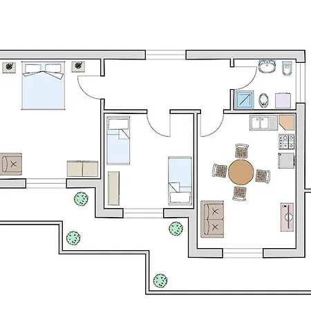 Soverato Trilocale Ippocampo Apartamento